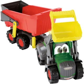 ABC Fendti Farm Trailer 65 cm -Licht & Geluid - Speelgoedvoertuig van Dickie Toys in Boerderij – productfoto 4 van 4