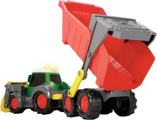 ABC Fendti Farm Trailer 65 cm -Licht & Geluid - Speelgoedvoertuig van Dickie Toys in Boerderij – productfoto 2 van 4