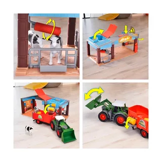 Boerderij - Tractor met Trailer - 30cm - Speelgoedboerderij by Dickie Toys in Green – product photo 4 of 5