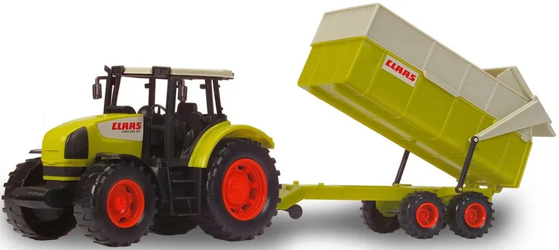 Claas - Tractor & Aanhangwagen - 57 cm - Speelgoedvoertuig von Dickie Toys in Grün – Produktfoto 4 von 5