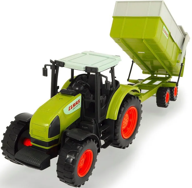 Claas - Tractor & Aanhangwagen - 57 cm - Speelgoedvoertuig von Dickie Toys in Grün – Produktfoto 5 von 5