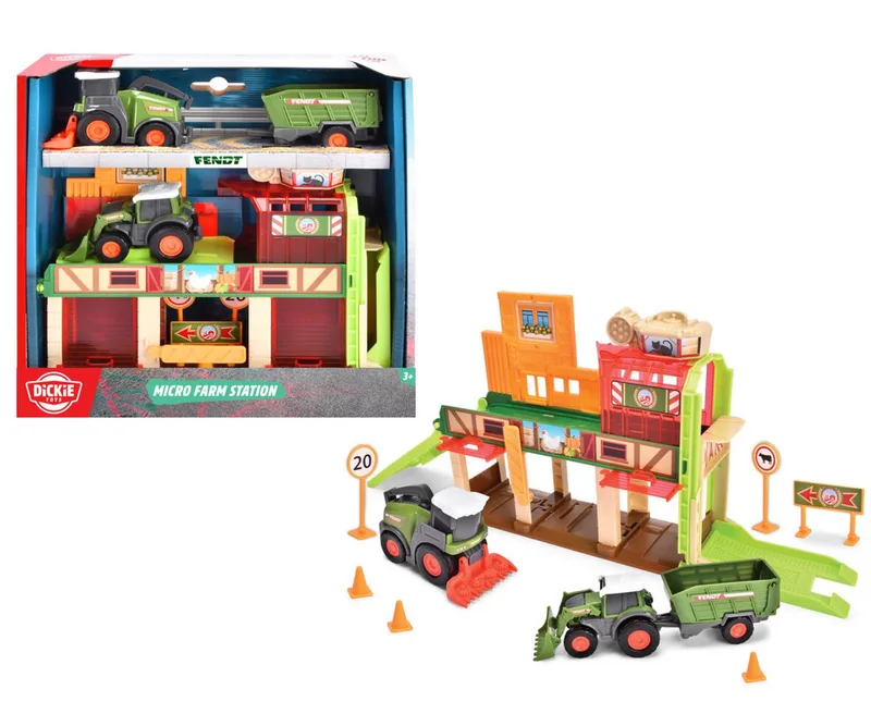 Spiel-Gebäude Micro Farm Station von Dickie Toys in Mehrfarbig – Produktfoto 1 von 2