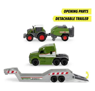 Spielzeug-Auto Dickie Toys Fendt Micro Farm Truck Fertigmodell Landwirtschafts Model von Dickie Toys – Produktfoto 3 von 5