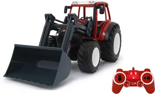 RC-Traktor Lindner Geotrac mit Frontlader, mit Licht und Sound von Jamara in Rot – Produktfoto 1 von 5
