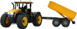 RC voertuig Landbouwvoertuigen - 405305 RC Tractor JCB Fastrac met Kieptrailer - 2,4GHz RC Model Kant en Klaar - 1:24 van Jamara in Geel – productfoto 5 van 5