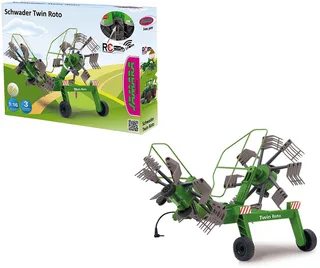 Spielfahrzeug-Anhänger Schwader Twin Roto für Fendt 1050, für RC-Traktor von Jamara in Mehrfarbig – Produktfoto 1 von 5
