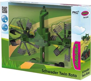 Spielfahrzeug-Anhänger Schwader Twin Roto für Fendt 1050, für RC-Traktor von Jamara in Mehrfarbig – Produktfoto 2 von 5