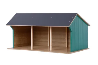 Hangar agricole 1:32 de Kids Globe en Vert – photo du produit 3 sur 5