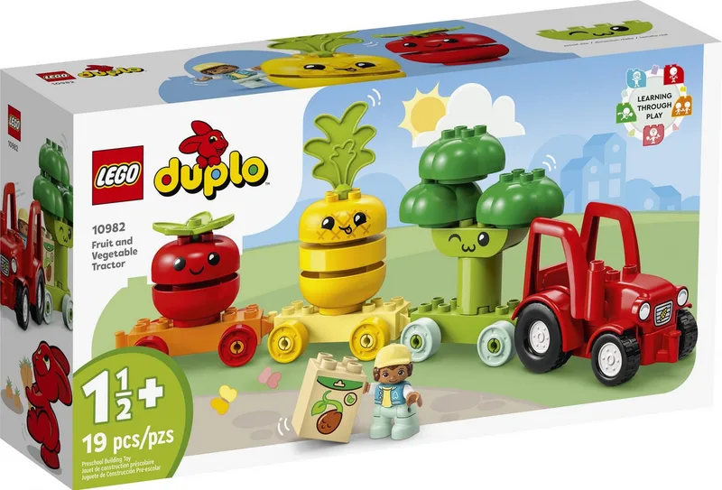 LEGO® Duplo 10982 Obst- und Gemüse-Traktor Konstruktionsspielsteine, (19 St) de LEGO – photo du produit