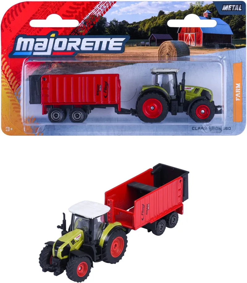 Claas Arion 660 + Fliegl ASW 271 (Farm Premium) von Majorette in Grün – Produktfoto