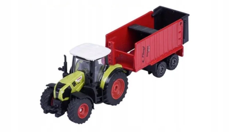 Claas Arion 660 Trekker met Aanhanger Metaal de Majorette – photo du produit