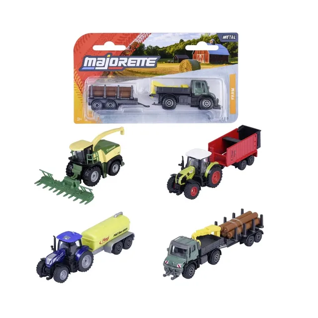 MAJORETTE 8503002000 Farm Trailer, 4-sort.