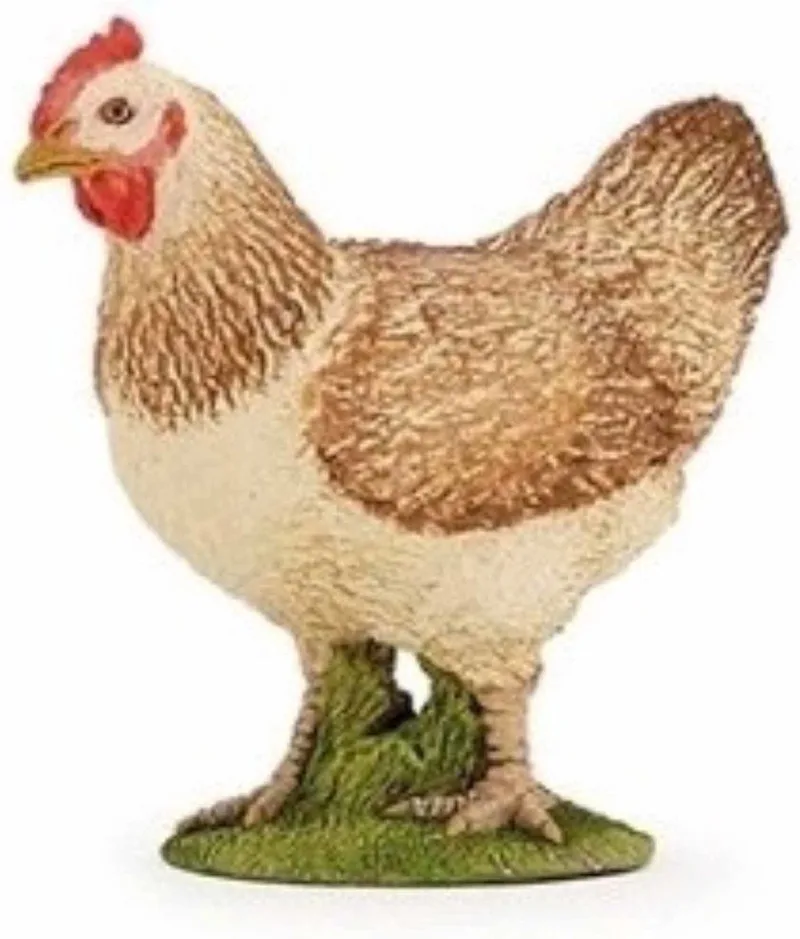 Beeldje Rode kip de Papo en Multicolore – photo du produit