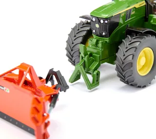 siku John Deere 6M 220 mit Frontlader – 3666 · 1:32 fra Siku – miljøbillede 2 af 4