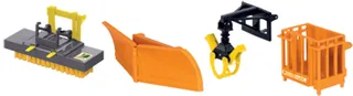 3661 FARMER Bressel und Lade Frontlader Anbaugeräte, Modellfahrzeug von Siku in Orange – Produktfoto 1 von 5