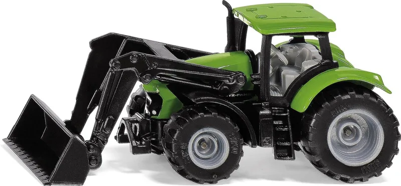 Deutz Fahr met voorlader van Siku van Siku in Blauw – productfoto