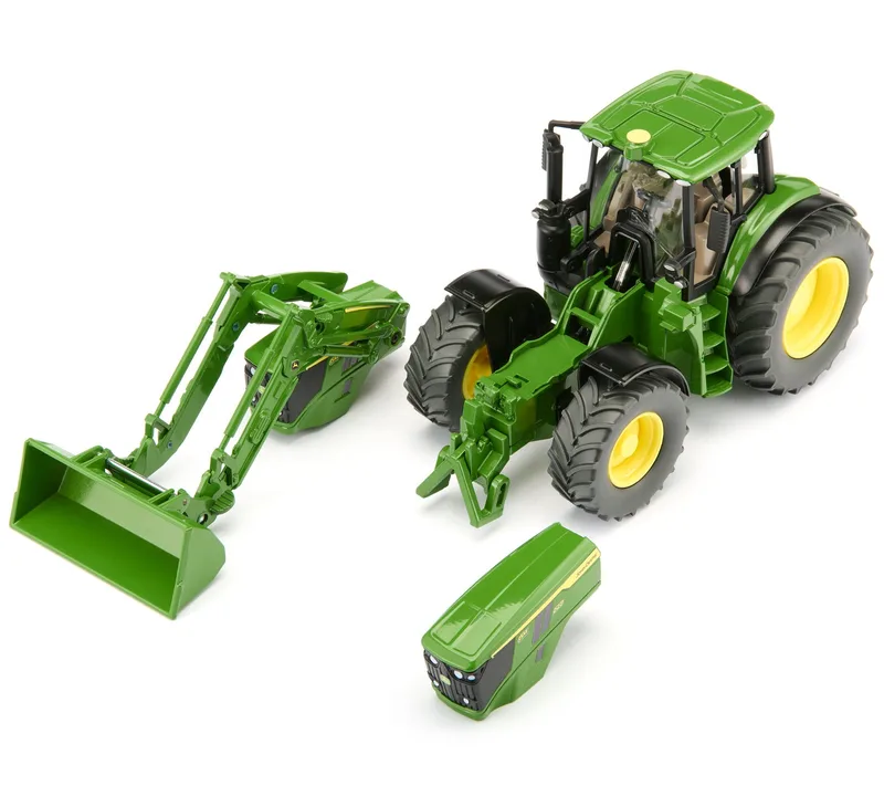 siku John Deere 6M 220 mit Frontlader – 3666 · 1:32 fra Siku – produktbillede 1 af 4