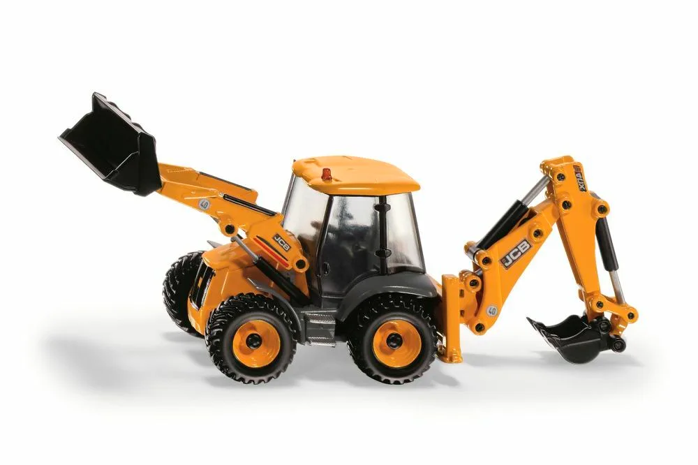 Tracteur JCB 4CX avec chargeur avant et arrière de Siku – photo du produit