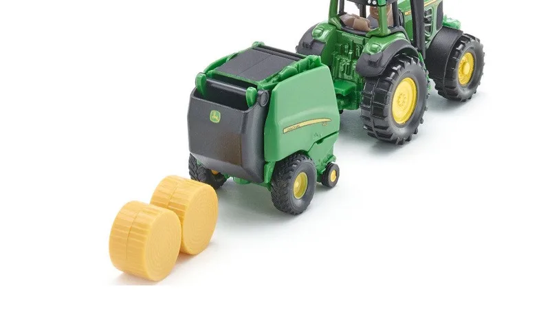 John Deere Traktor mit Ballenpresse – 1665 von Siku – Produktfoto 5 von 5