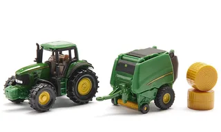 John Deere Traktor mit Ballenpresse – 1665 von Siku – Produktfoto 4 von 5