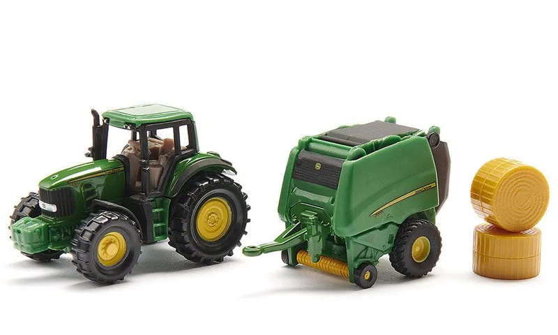 John Deere Traktor mit Ballenpresse – 1665 von Siku – Produktfoto 4 von 5