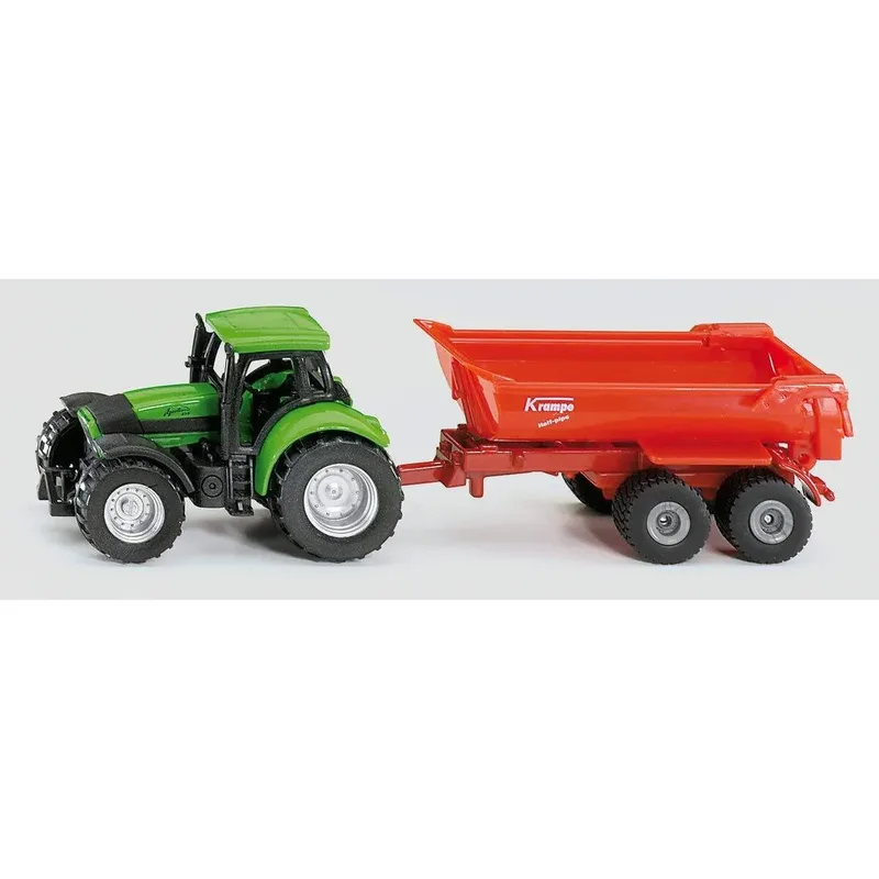 SIKU 1632 Traktor mit Halfpipe Muldenkipper von Siku – Produktfoto