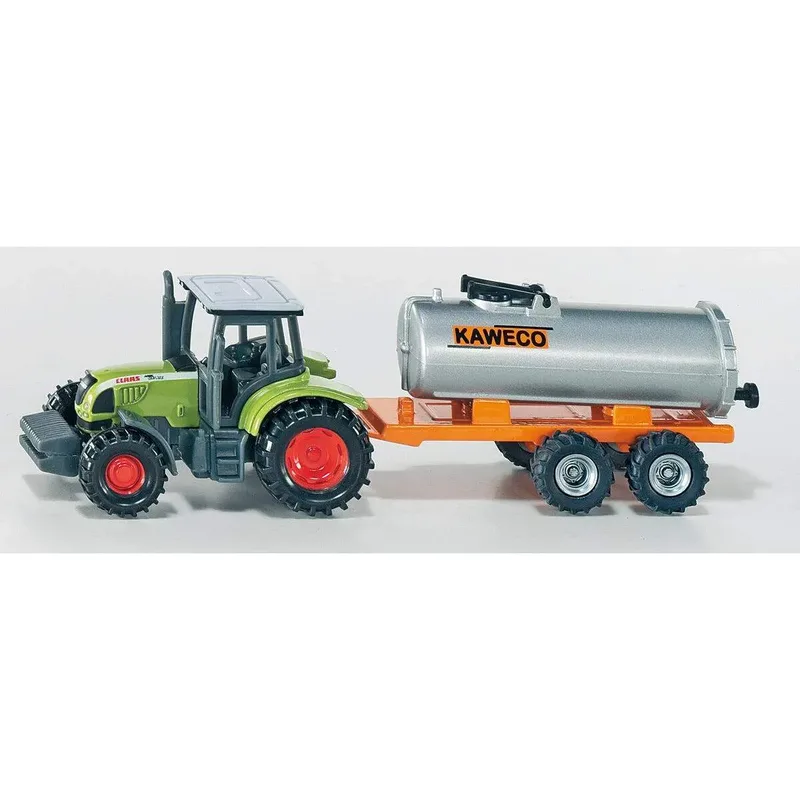 SIKU 1642 Traktor mit Vakuum-Fasswagen von Siku – Produktfoto