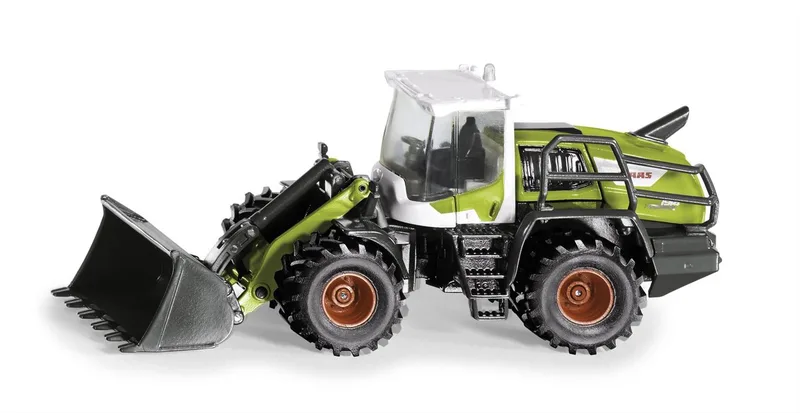 SIKU 1999, Chargeuse sur pneus Claas Torion, échelle 1:50, métal et plastique de Siku en Vert – photo du produit