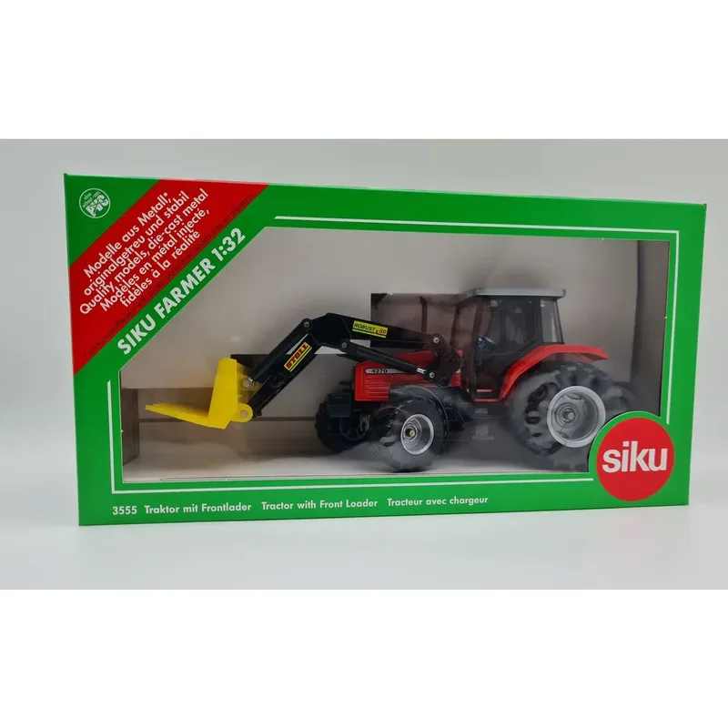 SIKU 3555 SIKU Farmer Massey Ferguson 4270 Traktor mit Frontlader STOLL ROBUST, 1:32 by Siku – product photo