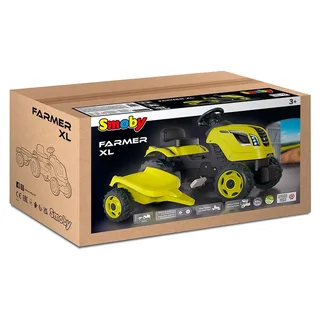 Farmer Xl Green Tractor - Aanhangwagen - Traptractor - Vanaf 3 jaar von Smoby in Grün – Produktfoto 3 von 5