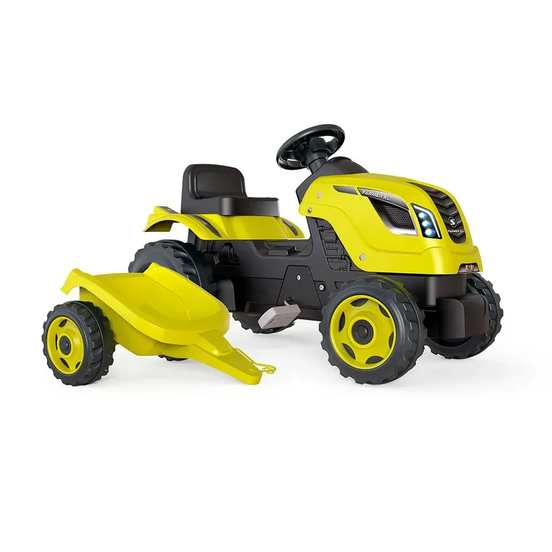 Farmer Xl Green Tractor - Aanhangwagen - Traptractor - Vanaf 3 jaar von Smoby in Grün – Produktfoto 2 von 5