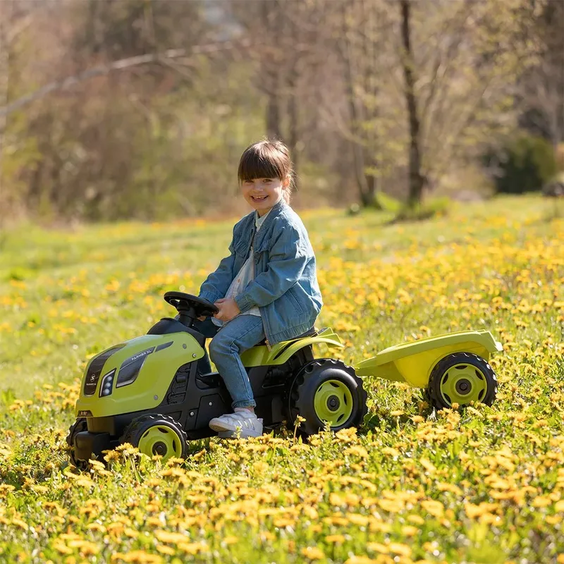 Farmer Xl Green Tractor - Aanhangwagen - Traptractor - Vanaf 3 jaar von Smoby in Grün – Produktfoto 5 von 5