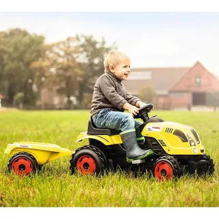 Traptractor - Claas Farmer Xl Traktor + Aanhangwagen von Smoby in Grün – Produktfoto 5 von 6