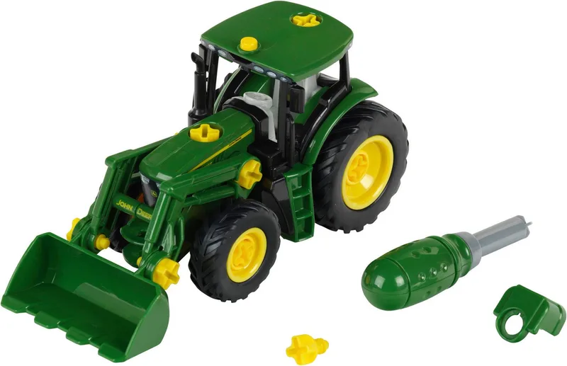 Tracteur jouet John Deere avec chargeur frontal de Theo Klein en Vert – photo du produit 1 sur 5