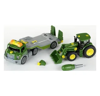 Klein John Deere Tracteur Jouet avec Remorque Échelle 1:24 3906 de Theo Klein – photo du produit 4 sur 4