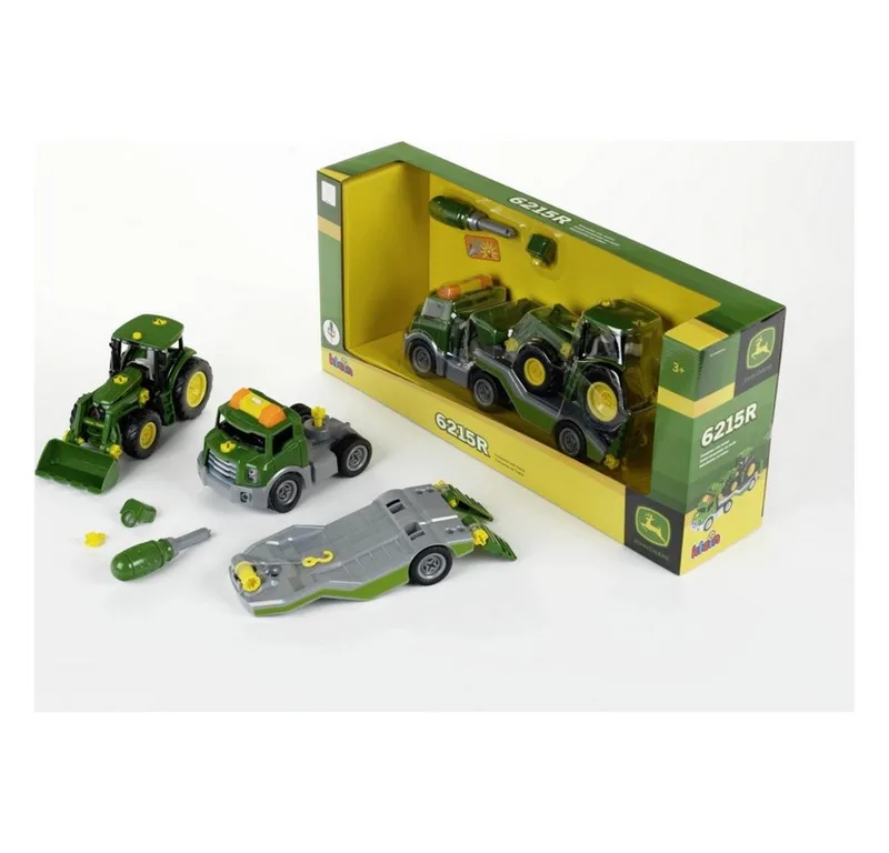 Klein John Deere Tracteur Jouet avec Remorque Échelle 1:24 3906 de Theo Klein – photo du produit 3 sur 4