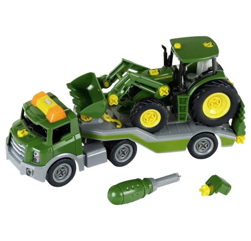 Klein John Deere Tracteur Jouet avec Remorque Échelle 1:24 3906 de Theo Klein – photo du produit 1 sur 4