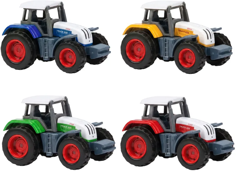 Ackers Ville Metalen Tractor - 7cm från Toi-Toys i Flerfärgad – produktbild