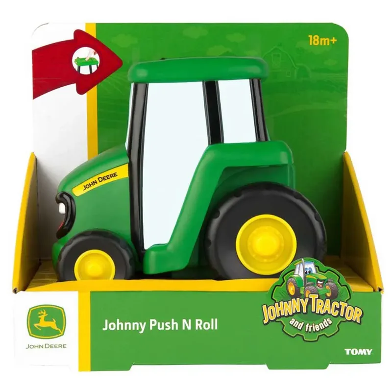 Duw en Roll Johnny Tractor - John Deere von TOMY in Grün – Produktfoto 3 von 5