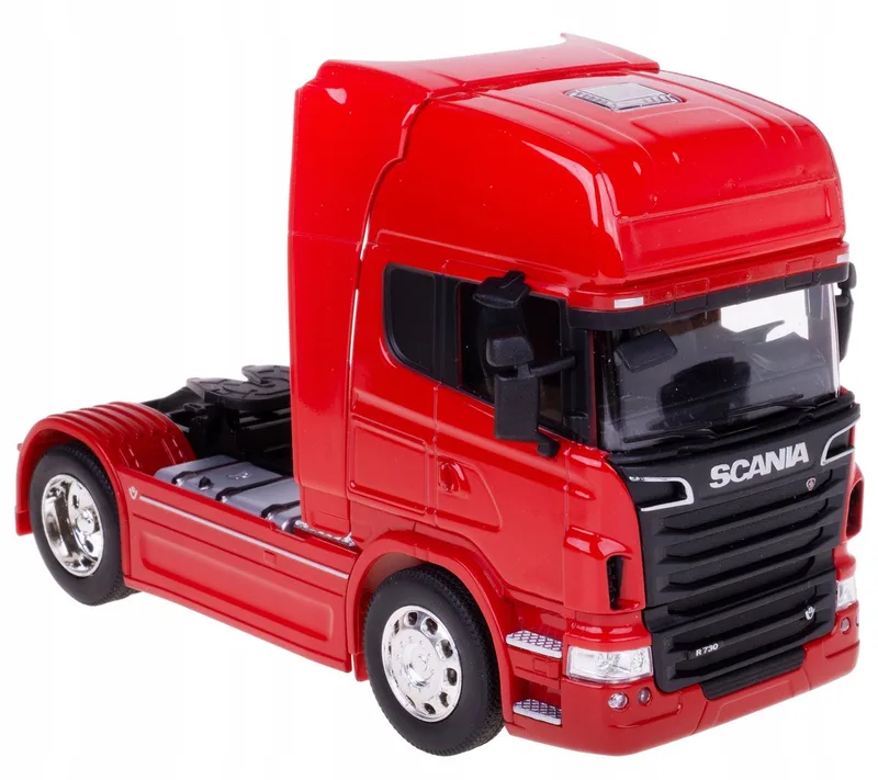 Scania V8 R730 Trekker 1:32 - Metalen model by Welly in Red – product photo