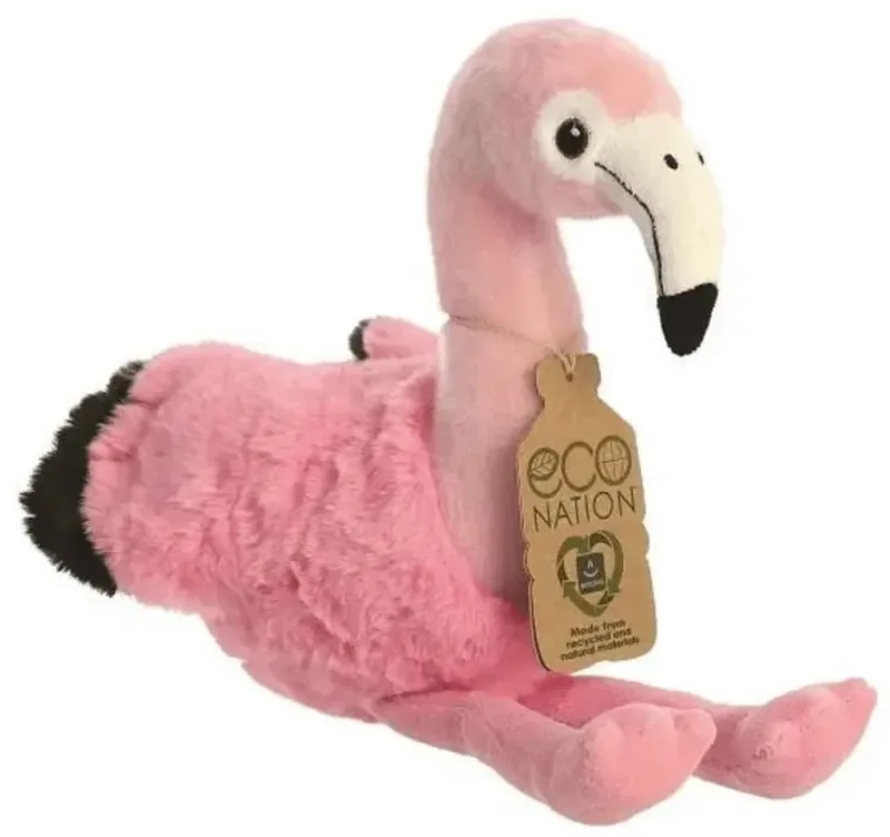 ECO Nation Flamingo - Knuffels fra Aurora i Flerfarvet – produktbillede