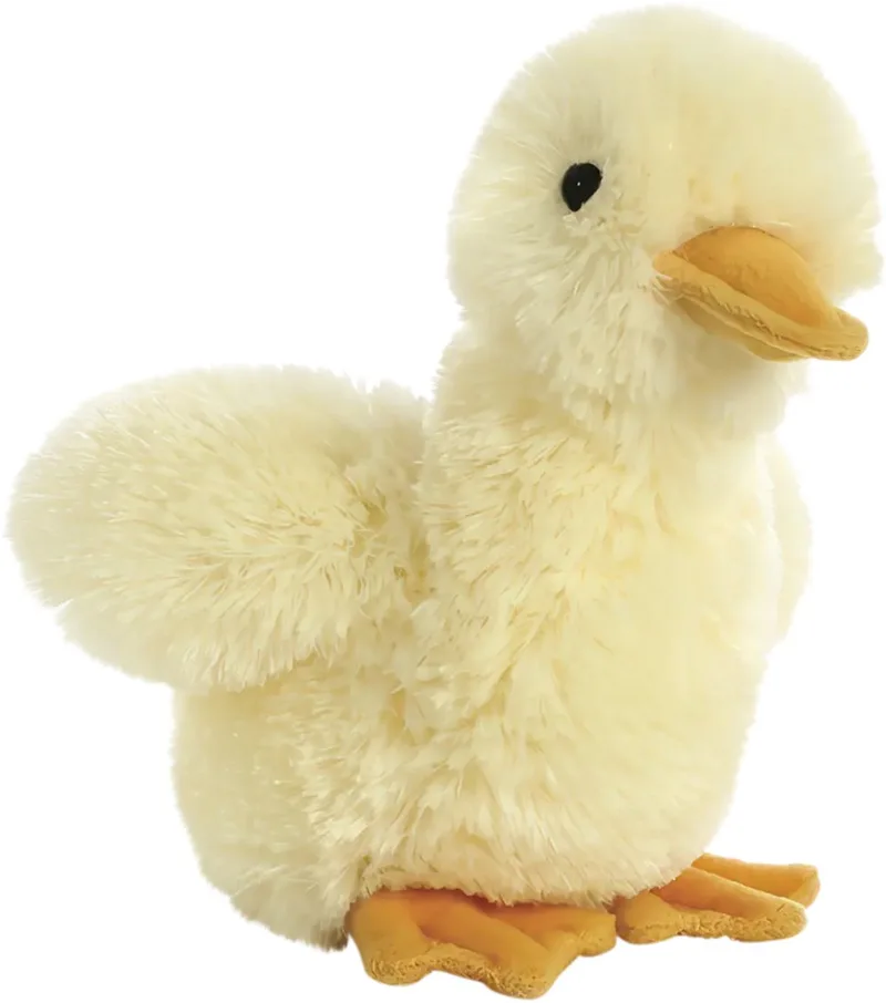 Knuffel - Mini Flopsie - Lil Duck - Eendje - 20 cm fra Aurora i Gul – produktbillede