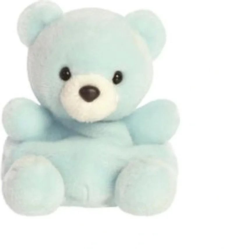 Palm Pals Blauwe Beer - Knuffels von Aurora in Blauw en wit – Produktfoto
