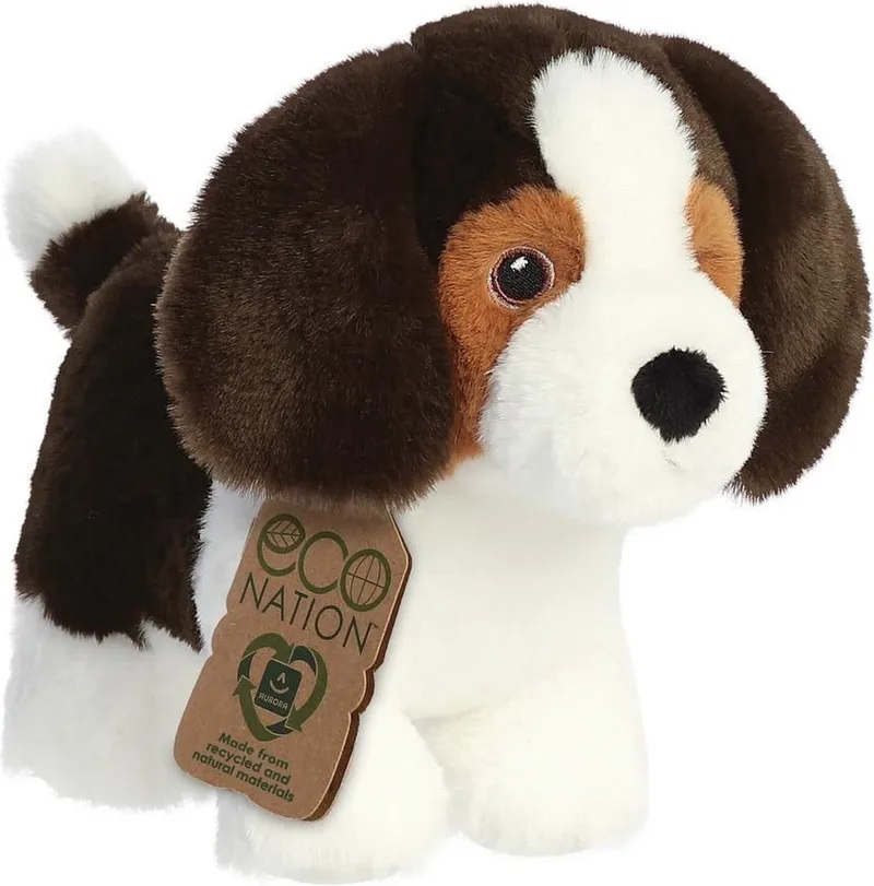 pluche beagle hond - dieren knuffels - 21 cm - huisdieren honden knuffel - knuffelhond von Aurora in Mehrfarbig – Produktfoto