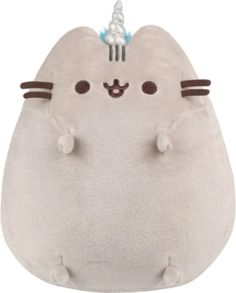 Pusheen Unicorn Eenhoorn Pluche Knuffel Grijze Kat 25 cm von Aurora in Pusheen Eenhoorn – Produktfoto