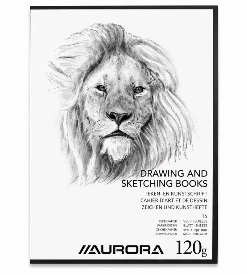 Tekenschrift - Tekenpapier - Schetsboek - A4 - 120gr - 32 Bladzijden de Aurora en Blanc – photo du produit