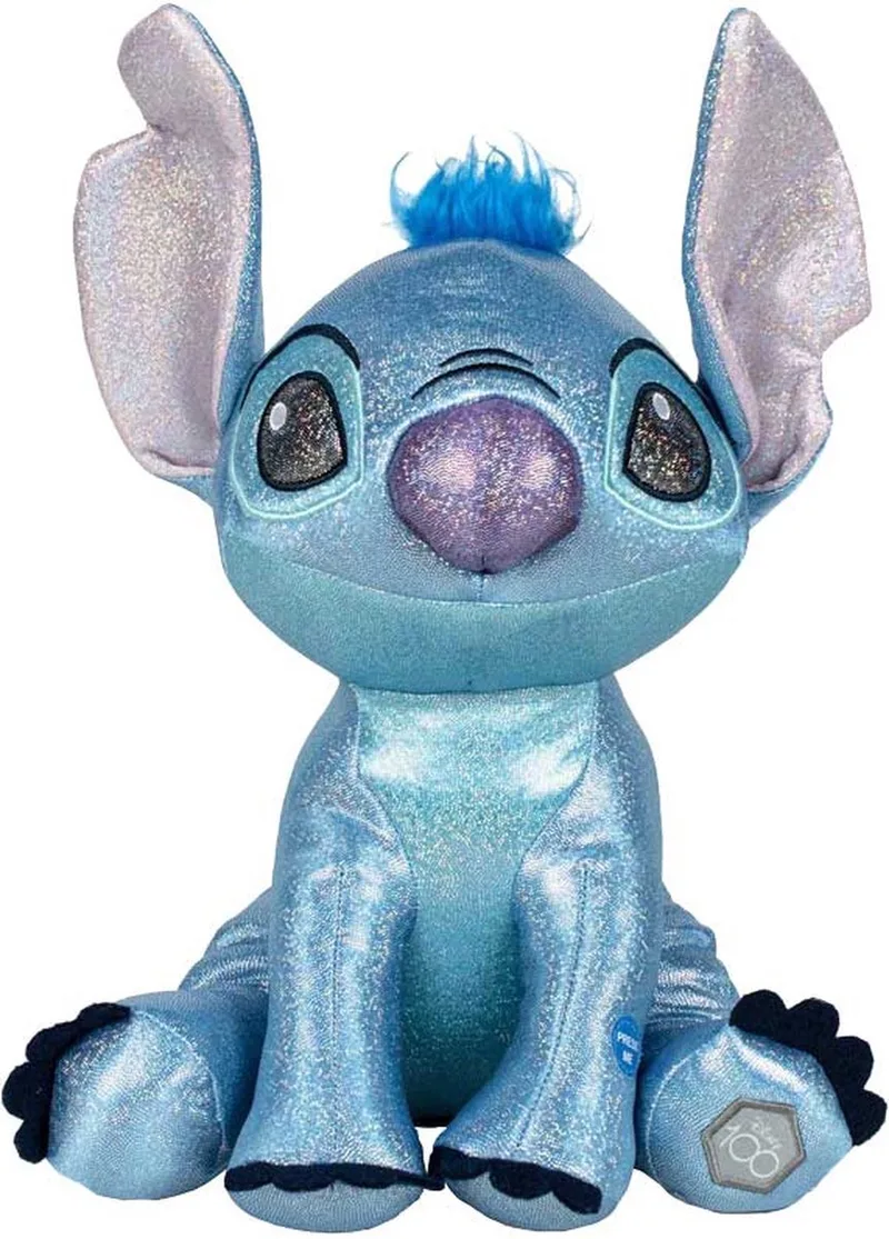100 jaar Disney - Lilo & Stitch: Pluche 28cm met glitter en geluid - Stitch från Disney i Flerfärgad – produktbild