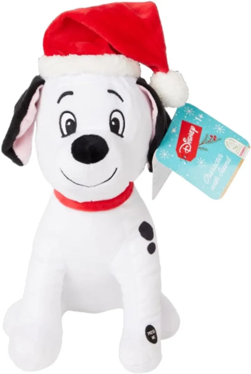 101 Dalmatiër met Kerstmuts en Geluid från Disney i 101 Dalmatiërs – produktbild