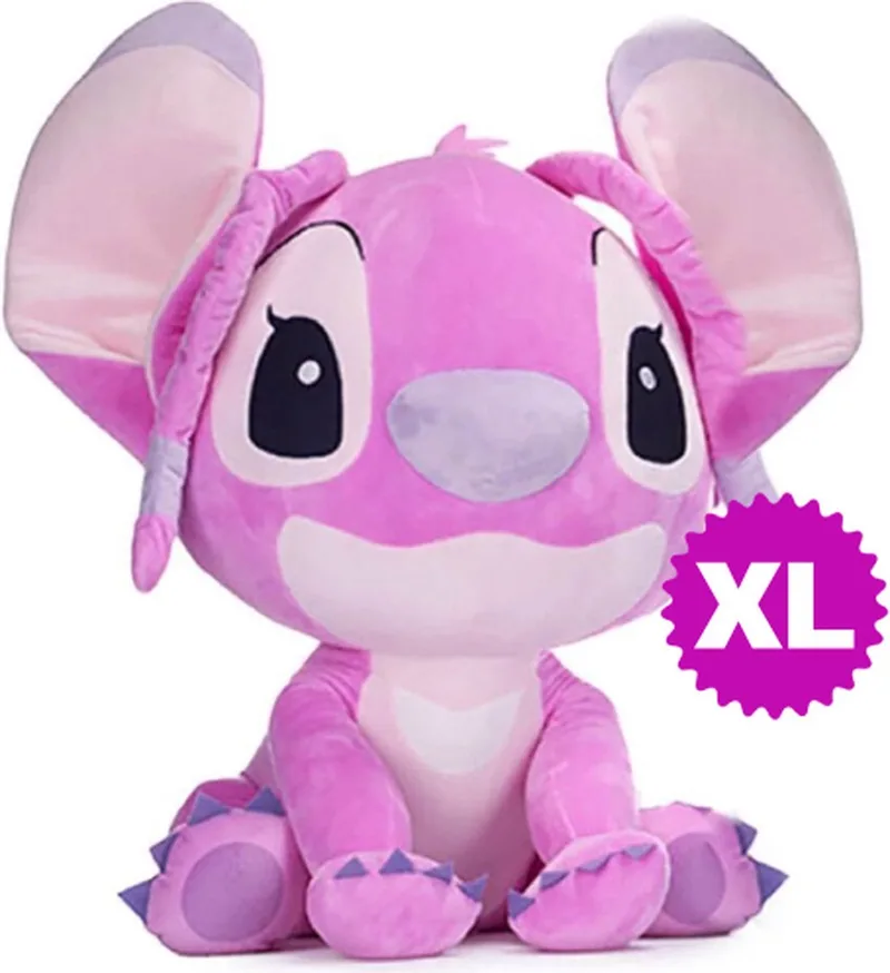 Angel – Disney Lilo & Stitch Pluche Knuffel XL 60 cm van Disney in Roze – productfoto