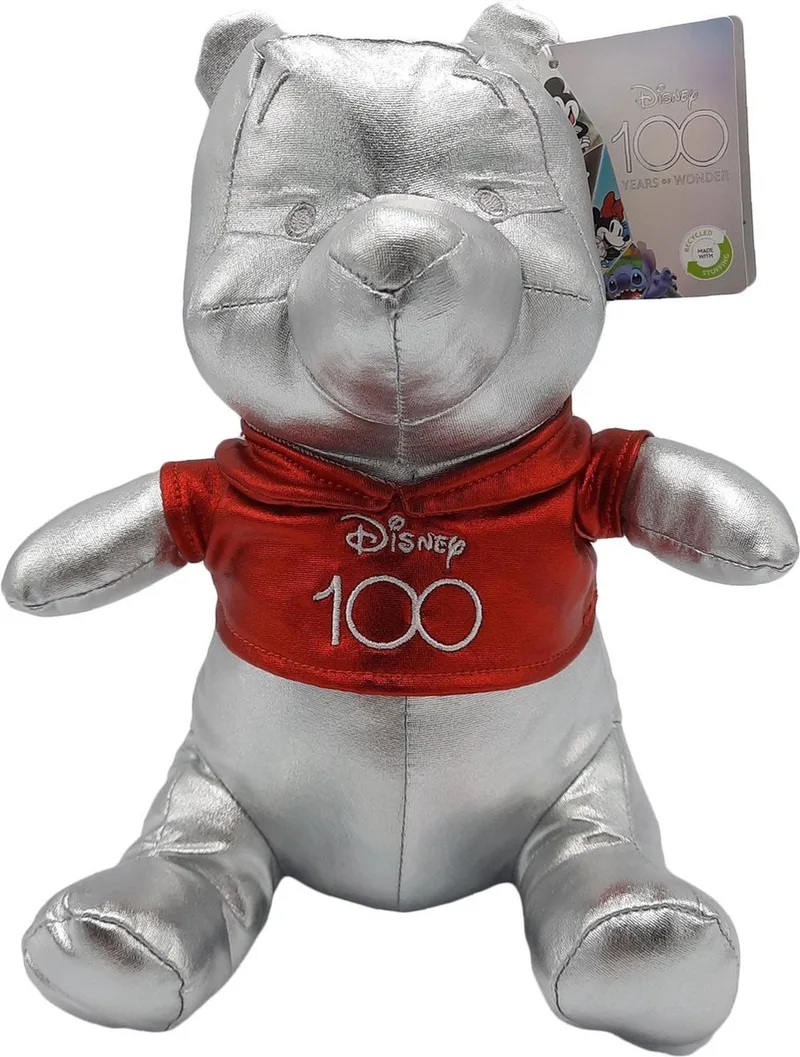 Disney 100 Year Platinum Pooh Beer knuffel 30 cm von Disney in Schwarz – Produktfoto